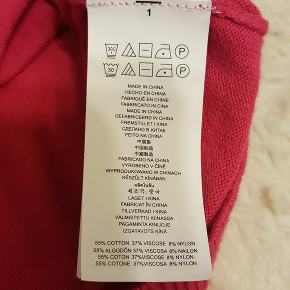 Pink Michael Kors Bell Sleeve Cotton Blend… - Picture 9 of 9